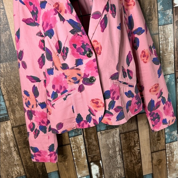 CAbi Pink and Purple Floral Jacket - Picture 10 of 16